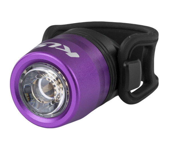 KELLYS Osvětlení přední dobíjecí IO USB Front, purple Purple