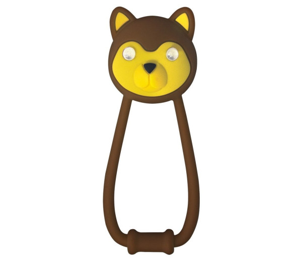 KELLYS Osvětlení přední KLS TEDDY, brown brown