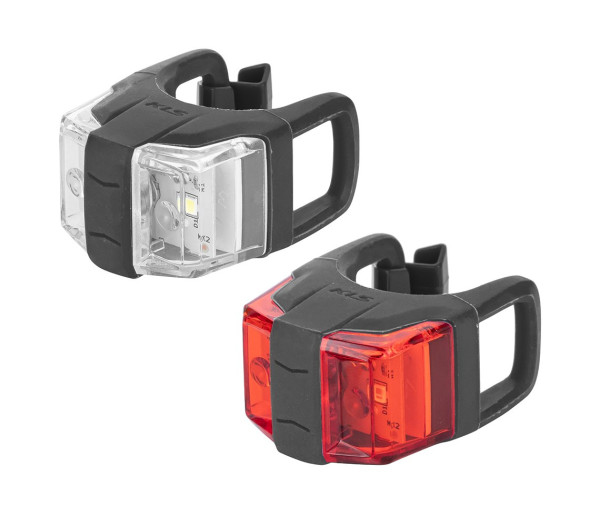 KELLYS Osvětlení set KLS TWINS II, Anthracite black black