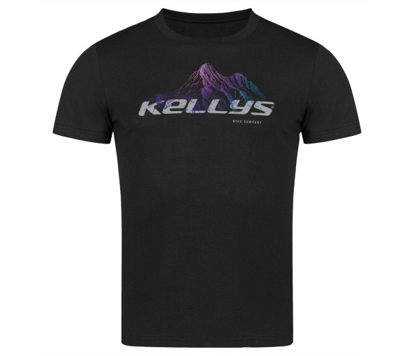 KELLYS Tričko PEAK krátký rukáv Black - M