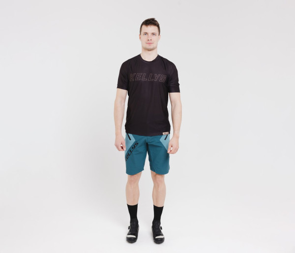KELLYS Enduro dres TYRION 2 krátky rukáv black- M