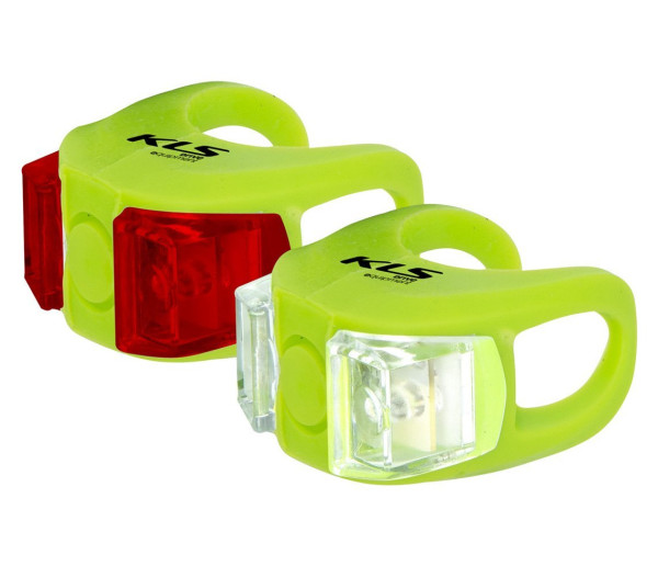 KELLYS Osvětlení set KLS TWINS, lime/green