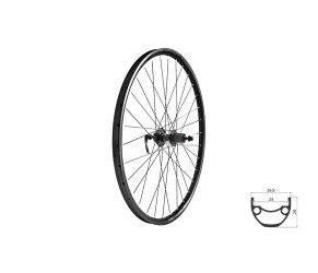 KELLYS Zapletené kolo zadní KLS DRAFT DSC 23 R, 27,5",