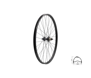 KELLYS Zapletené kolo zadní KLS SEGADOR 25 SL DSC R, 28/29", black